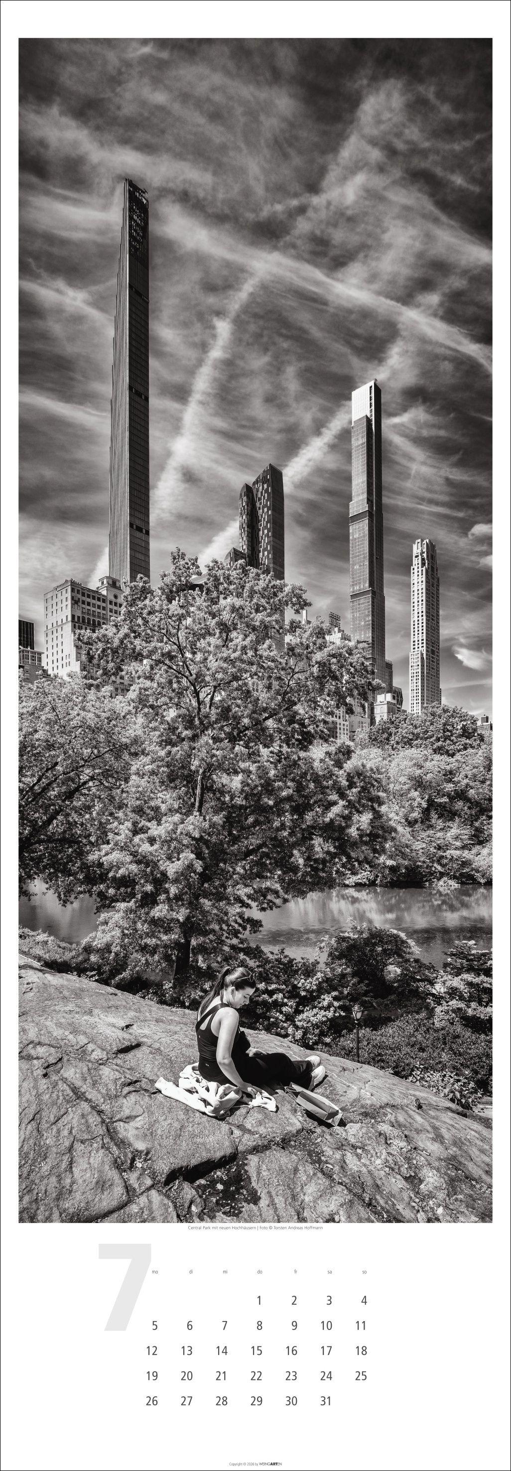 Beispielinhalt (Bild) New York XXL Kalender 2027