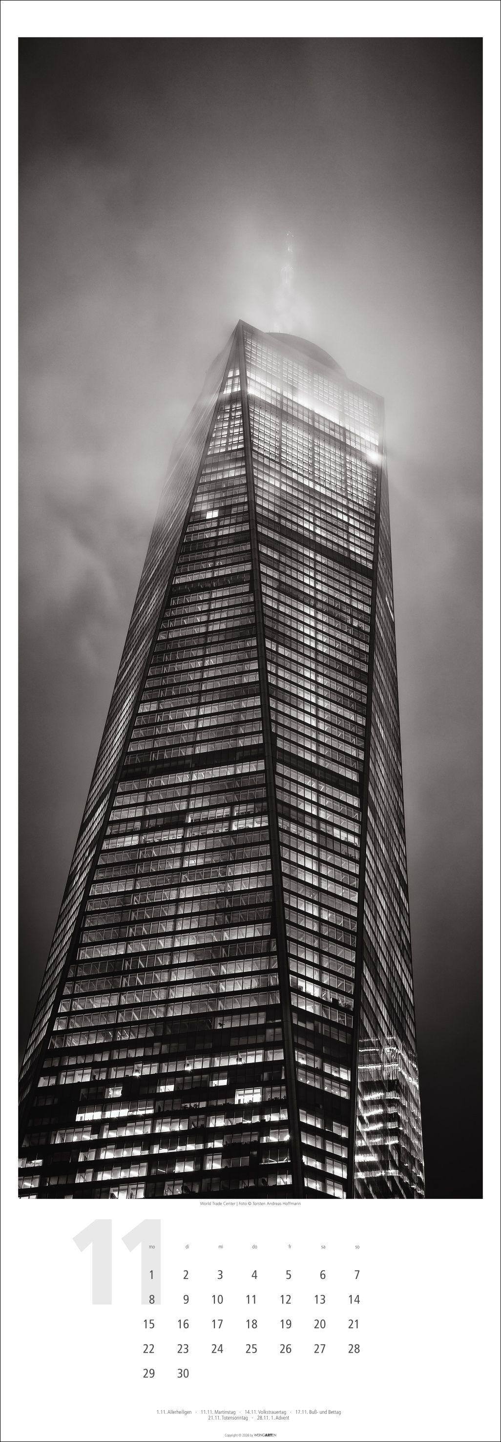 Beispielinhalt (Bild) New York XXL Kalender 2027