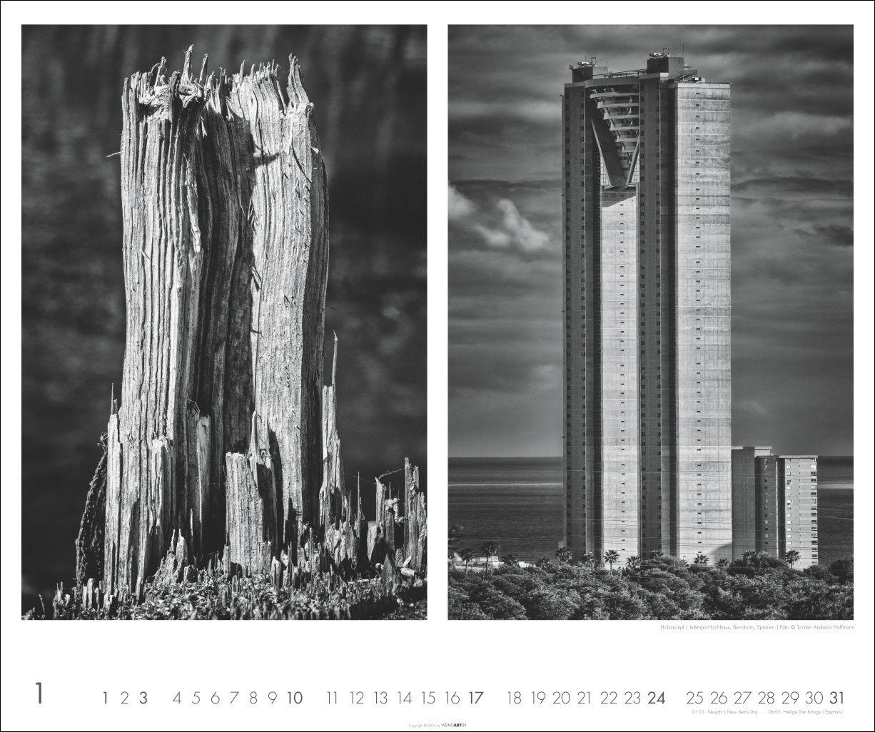 Beispielinhalt (Bild) Natur - Architektur Kalender 2027