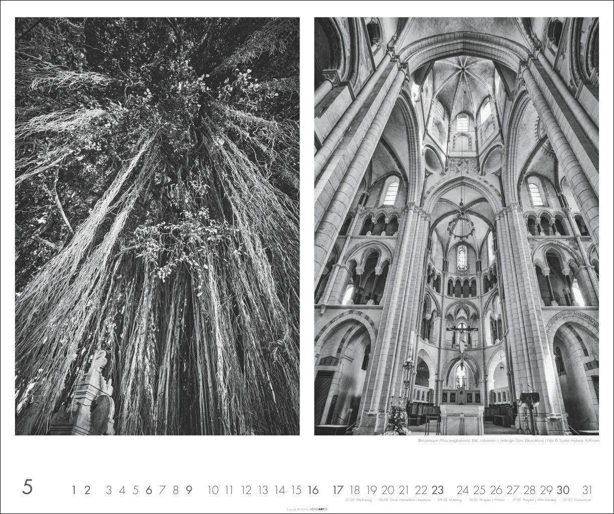 Beispielinhalt (Bild) Natur - Architektur Kalender 2027