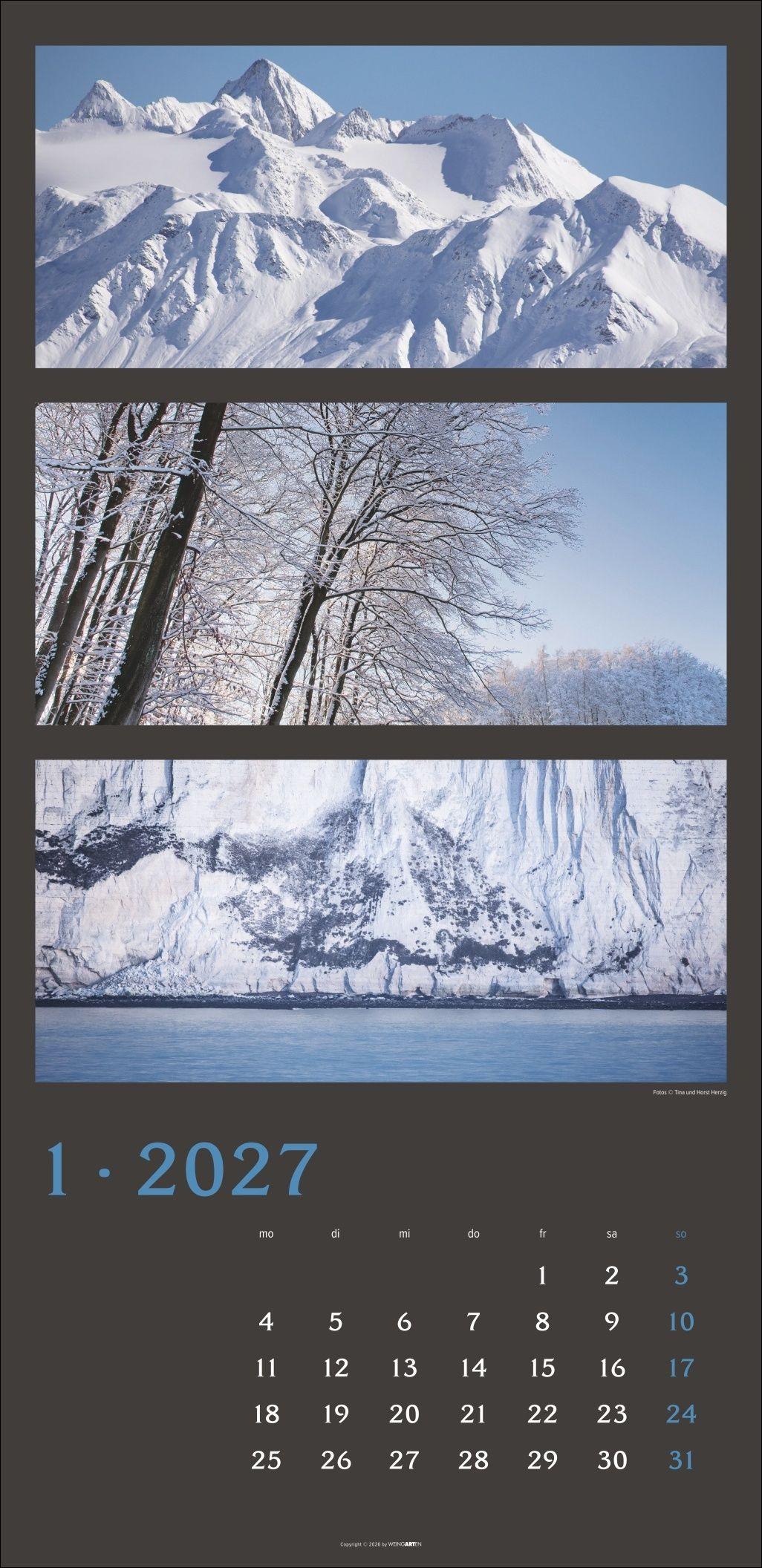 Beispielinhalt (Bild) Die Farben der Natur Kalender 2027