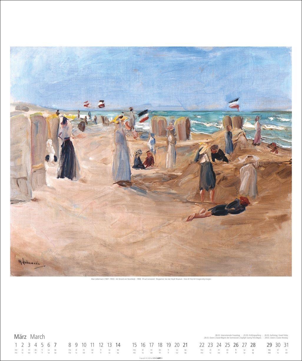 Beispielinhalt (Bild) Impressionismus Kalender 2027