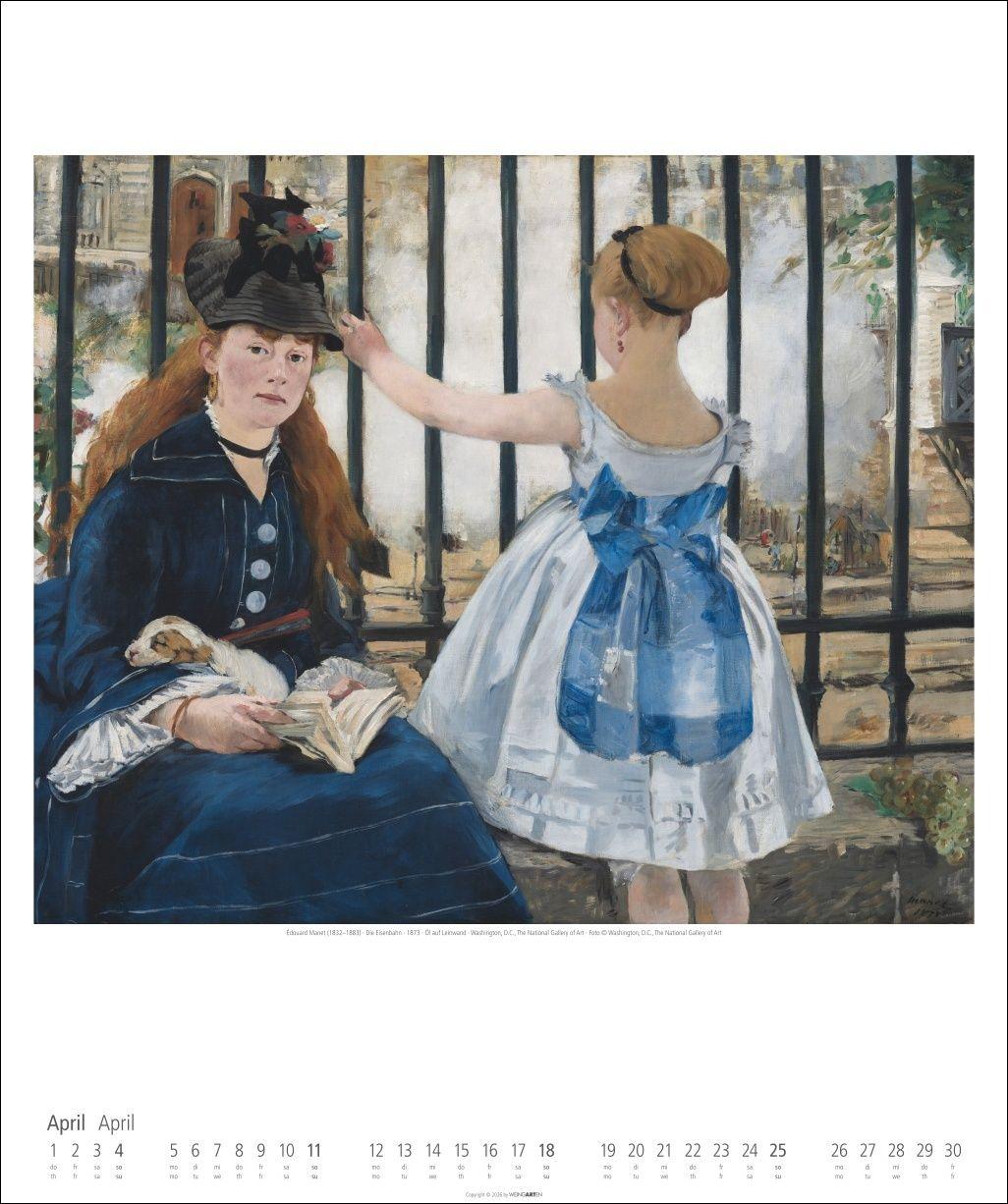 Beispielinhalt (Bild) Impressionismus Kalender 2027