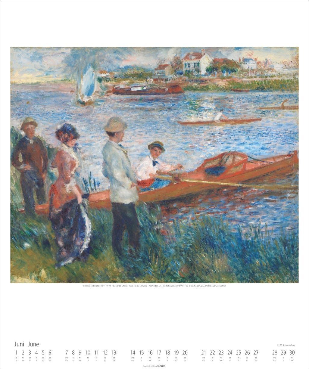Beispielinhalt (Bild) Impressionismus Kalender 2027