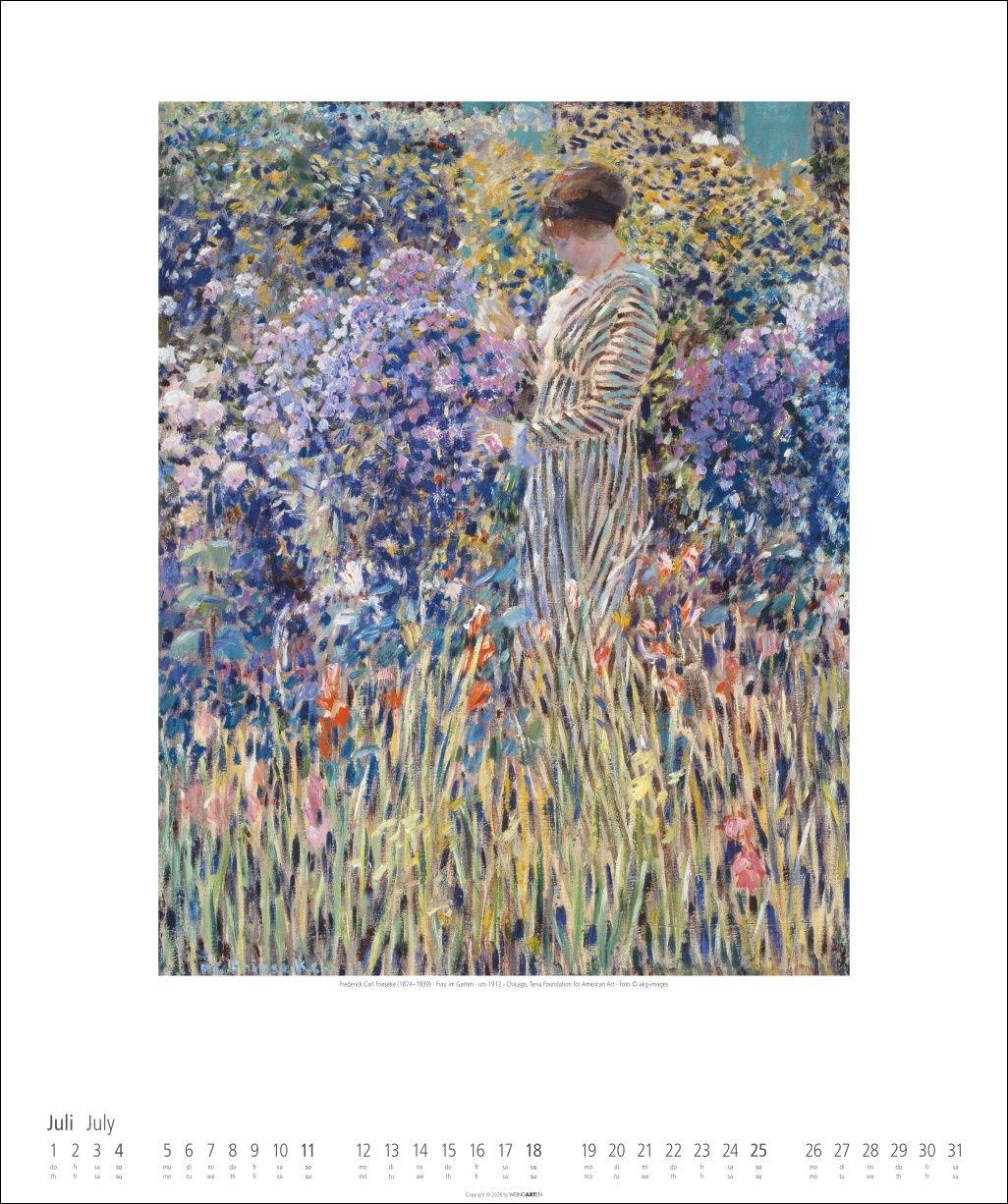 Beispielinhalt (Bild) Impressionismus Kalender 2027