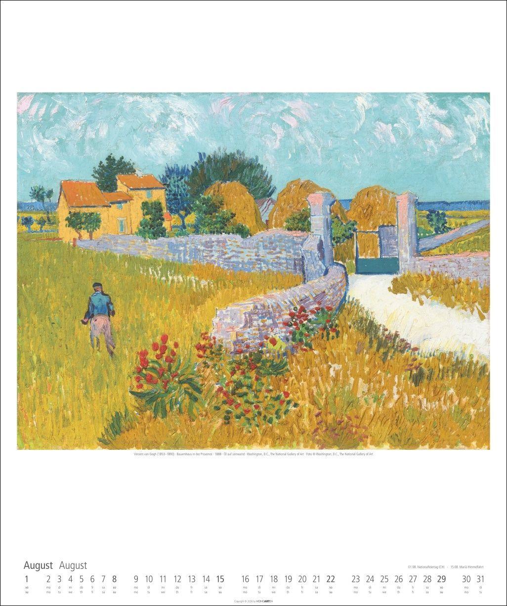 Beispielinhalt (Bild) Impressionismus Kalender 2027