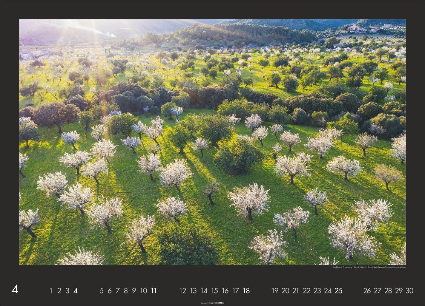 Beispielinhalt (Bild) Die Erde von oben Kalender 2027