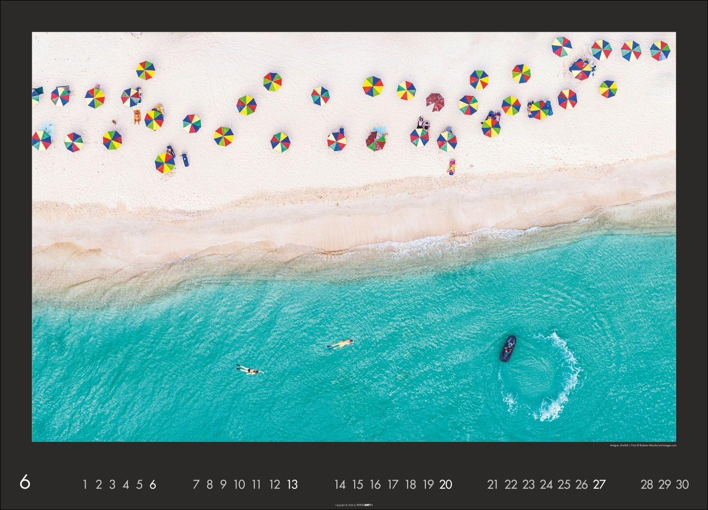 Beispielinhalt (Bild) Die Erde von oben Kalender 2027