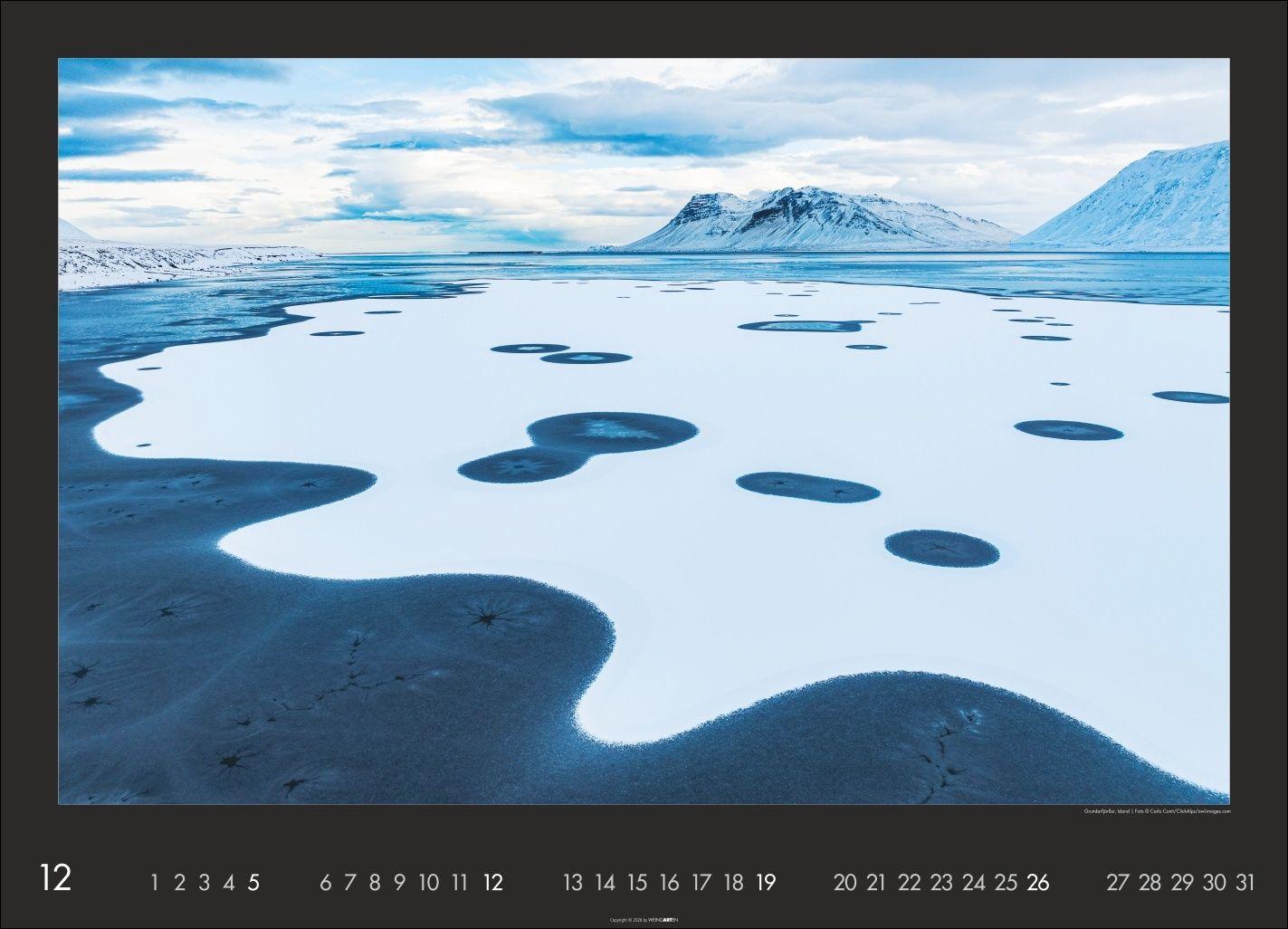 Beispielinhalt (Bild) Die Erde von oben Kalender 2027