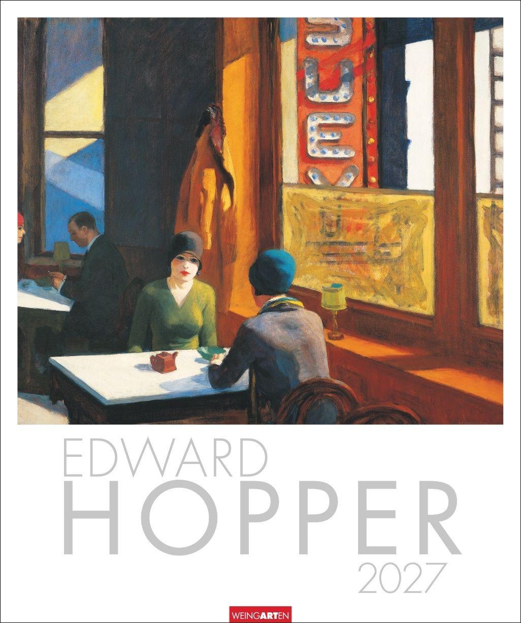 Vorderes Coverbild Edward Hopper Kalender 2027