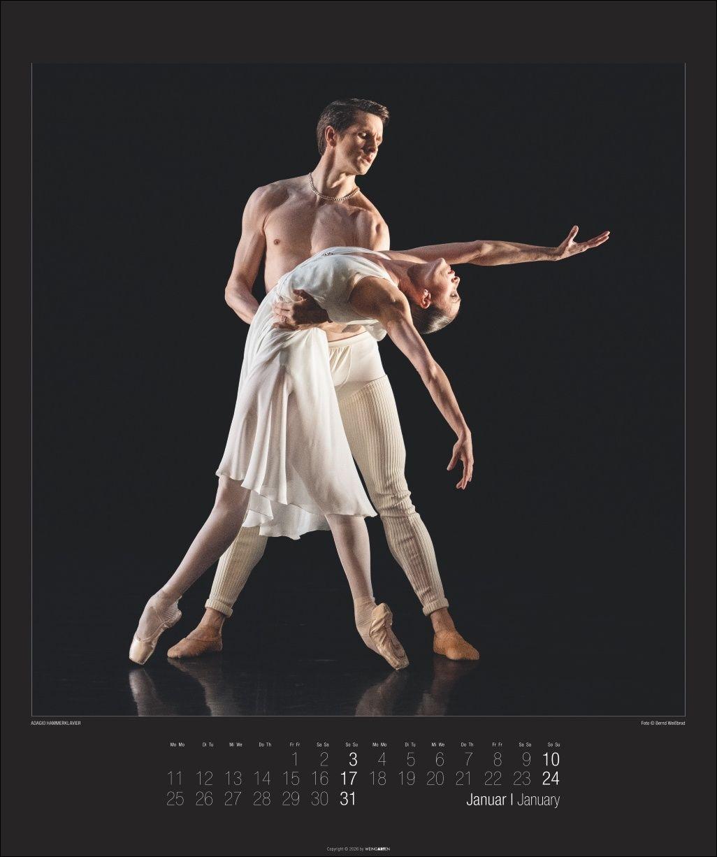 Beispielinhalt (Bild) Stuttgarter Ballett Kalender 2027