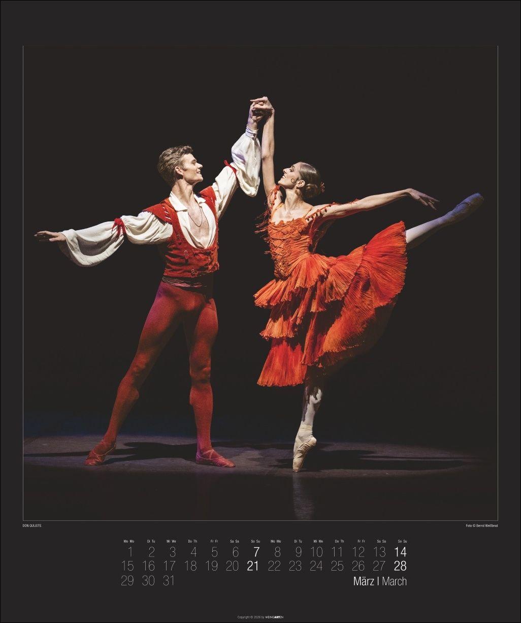 Beispielinhalt (Bild) Stuttgarter Ballett Kalender 2027