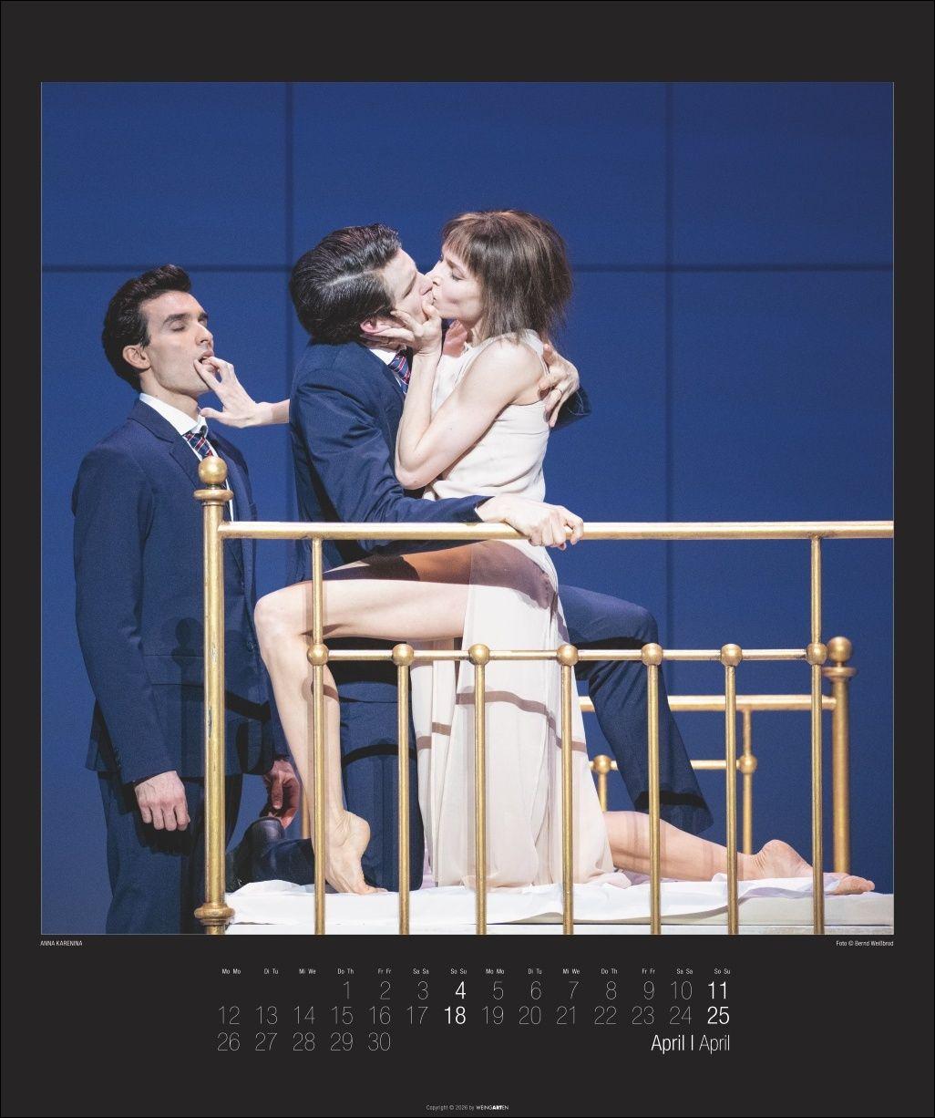 Beispielinhalt (Bild) Stuttgarter Ballett Kalender 2027