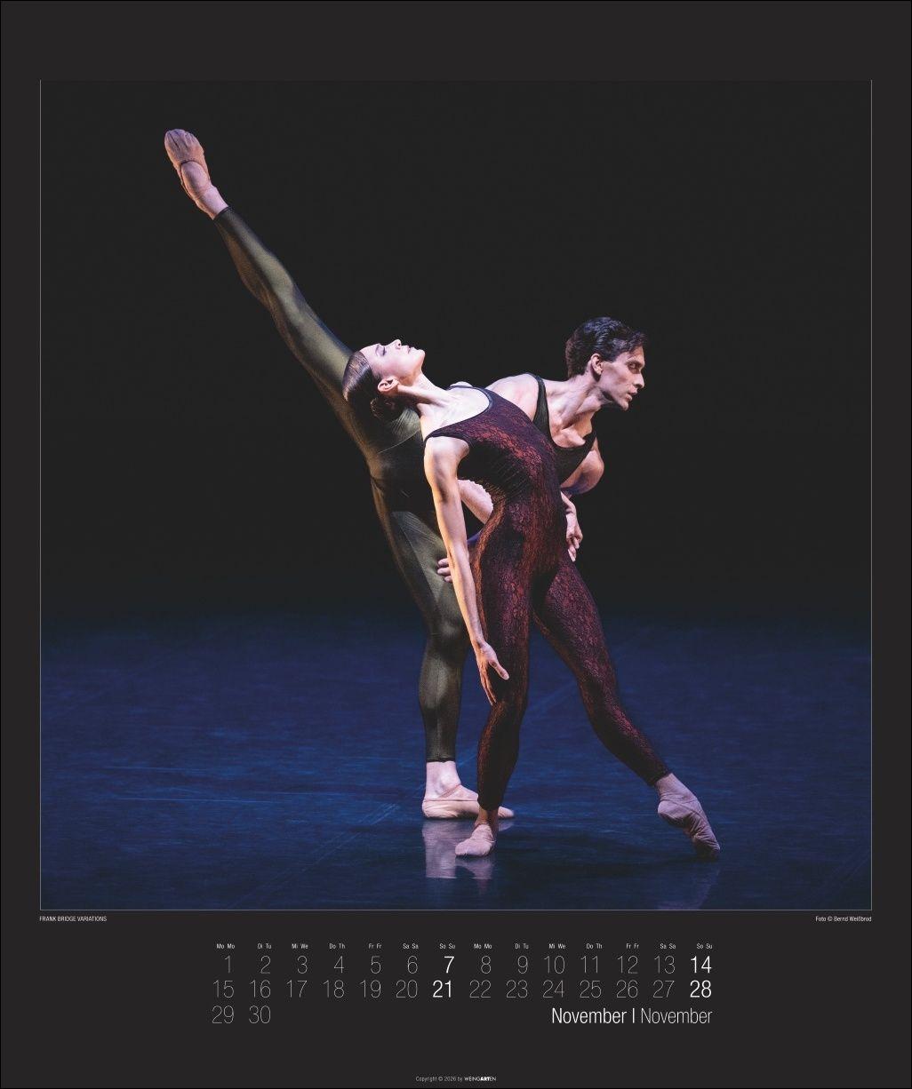 Beispielinhalt (Bild) Stuttgarter Ballett Kalender 2027