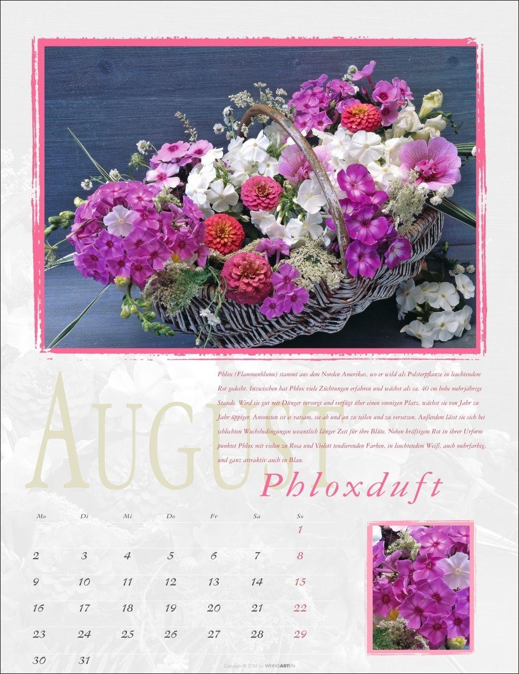 Beispielinhalt (Bild) Duftkalender 2027