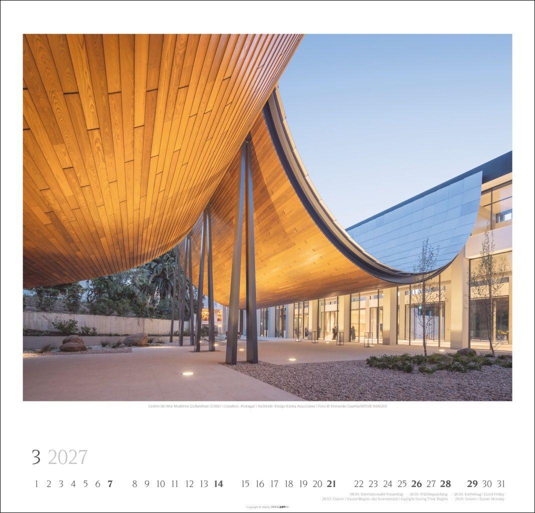 Beispielinhalt (Bild) Moderne Architektur Kalender 2027