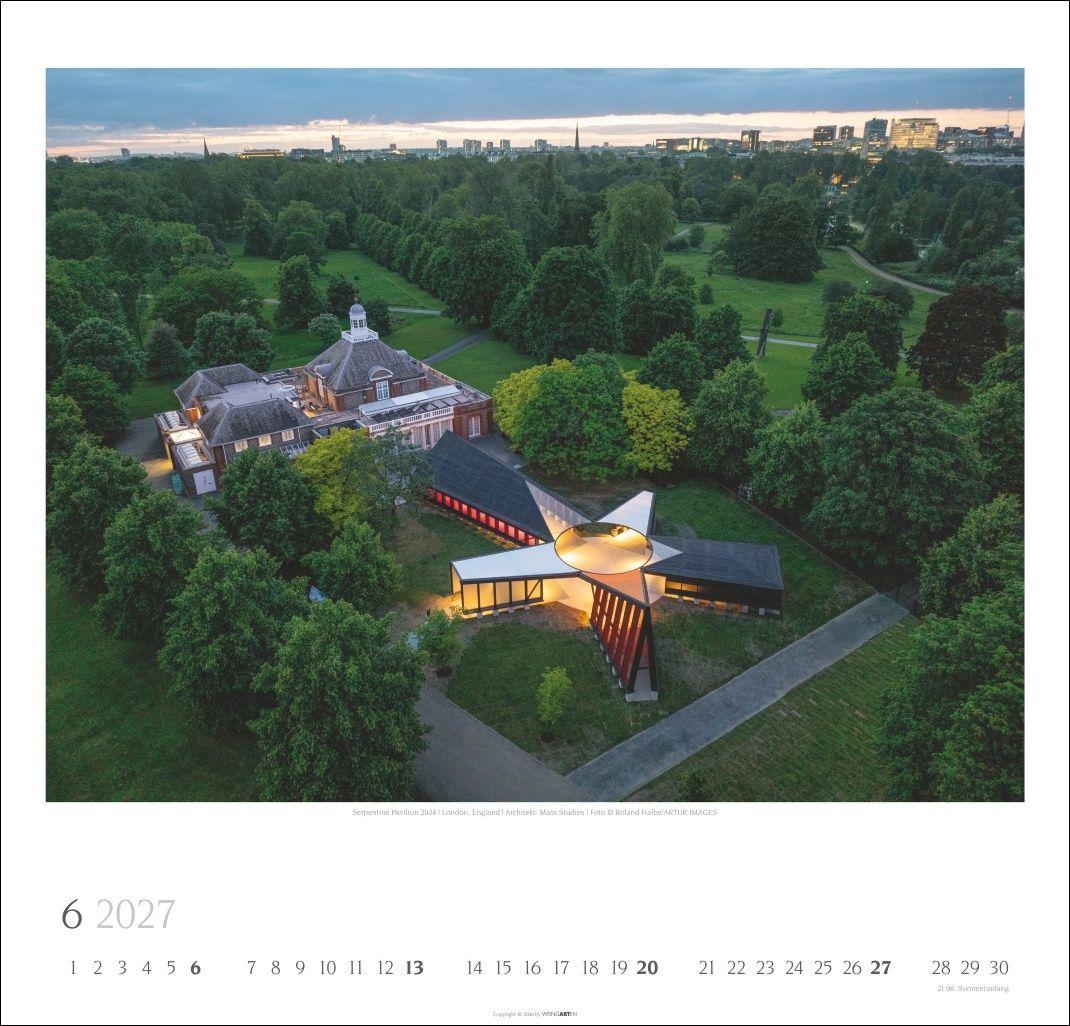 Beispielinhalt (Bild) Moderne Architektur Kalender 2027