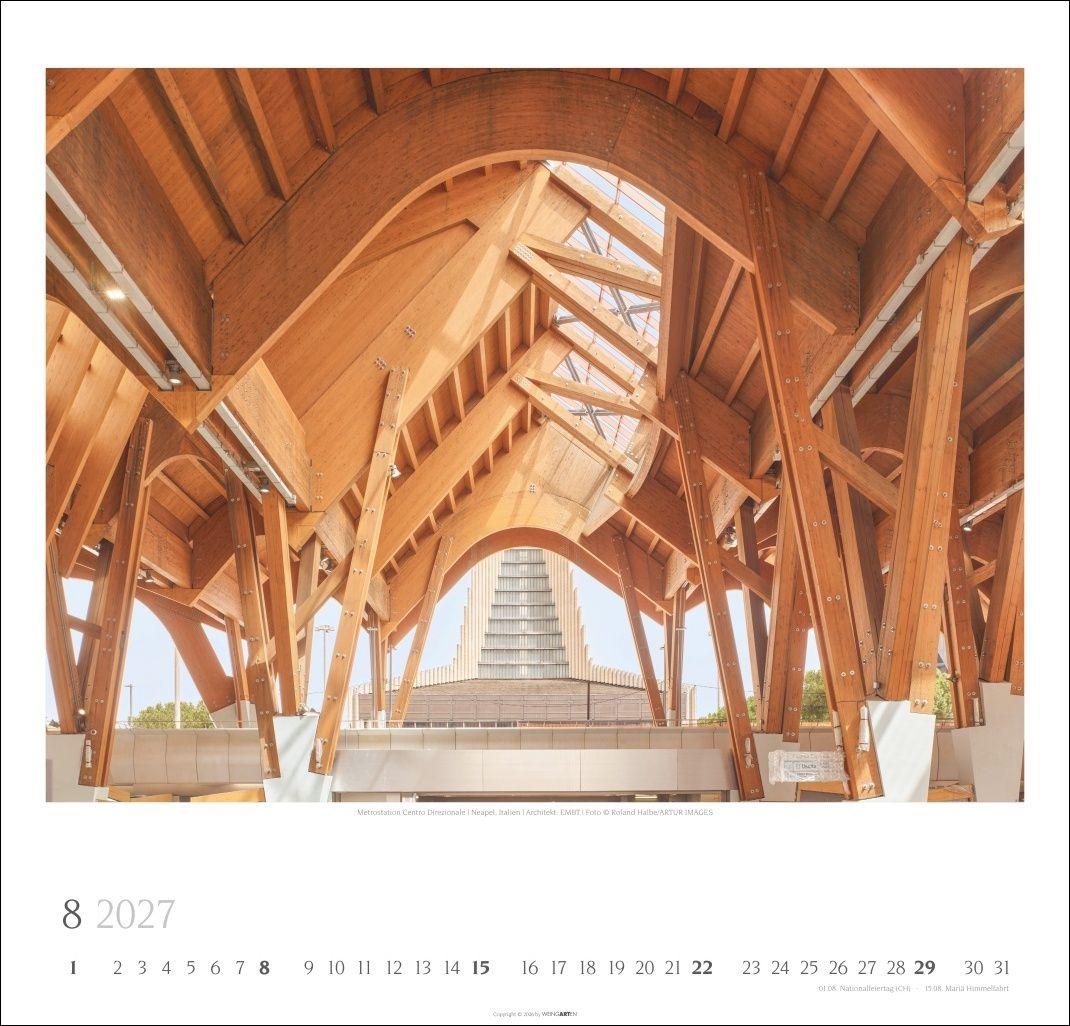 Beispielinhalt (Bild) Moderne Architektur Kalender 2027