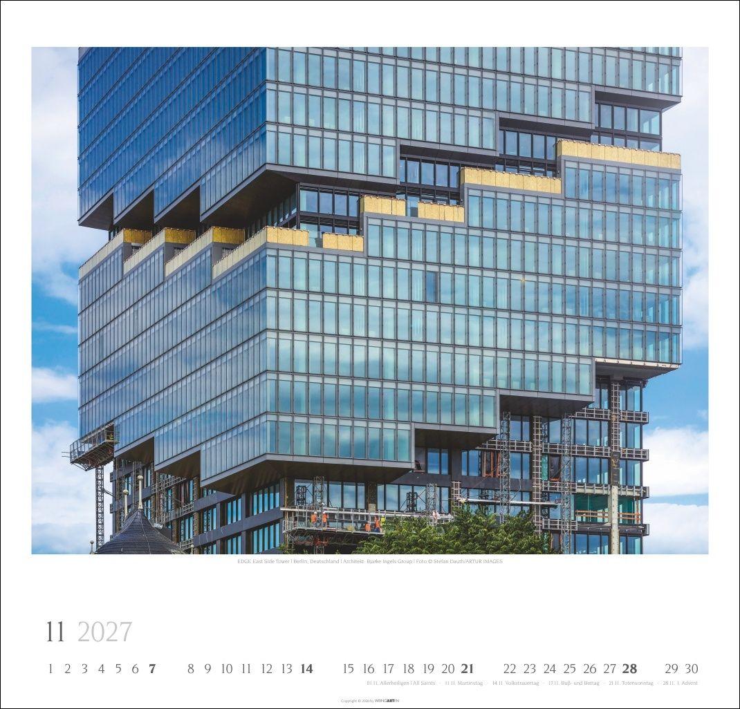 Beispielinhalt (Bild) Moderne Architektur Kalender 2027