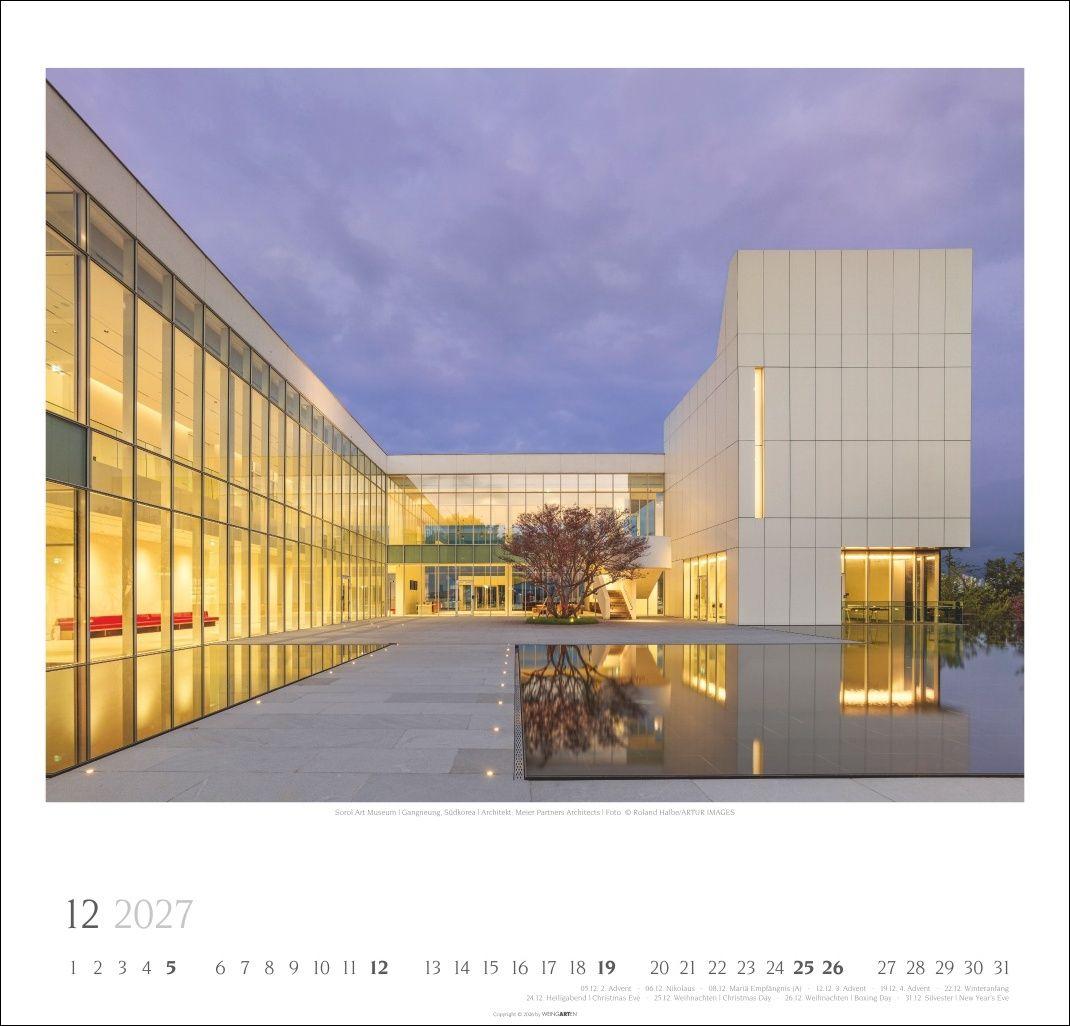 Beispielinhalt (Bild) Moderne Architektur Kalender 2027