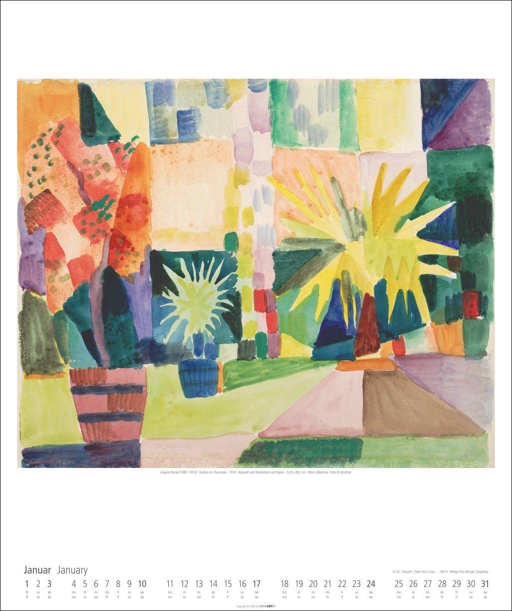 Beispielinhalt (Bild) Der Blaue Reiter Kalender 2027