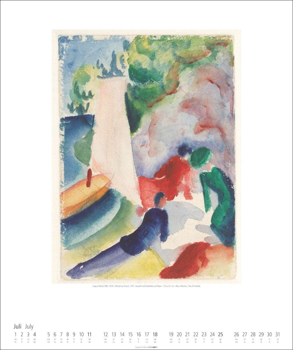 Beispielinhalt (Bild) Der Blaue Reiter Kalender 2027