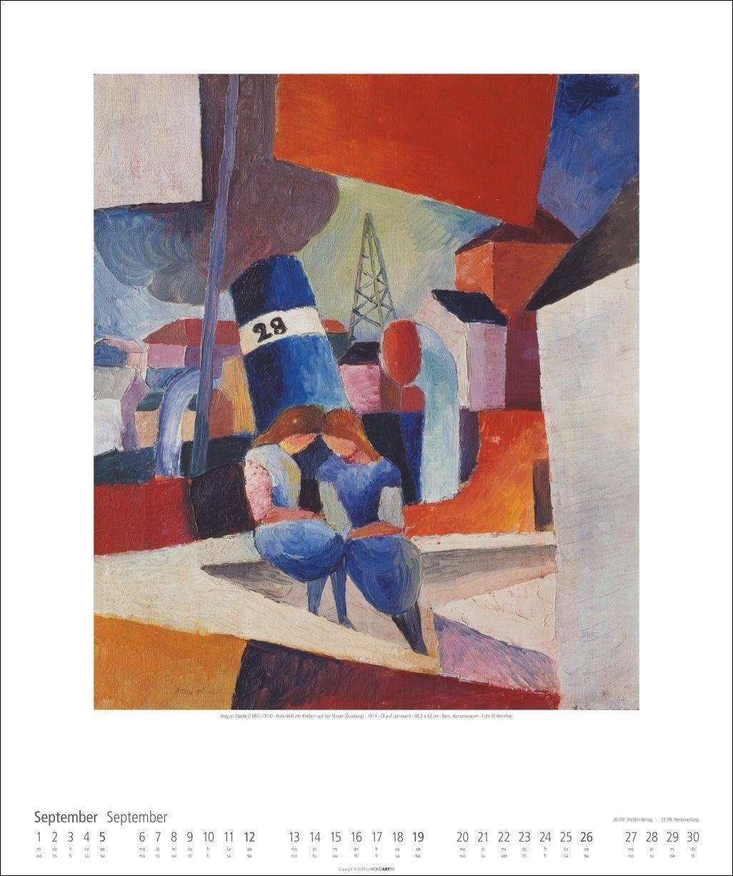 Beispielinhalt (Bild) Der Blaue Reiter Kalender 2027