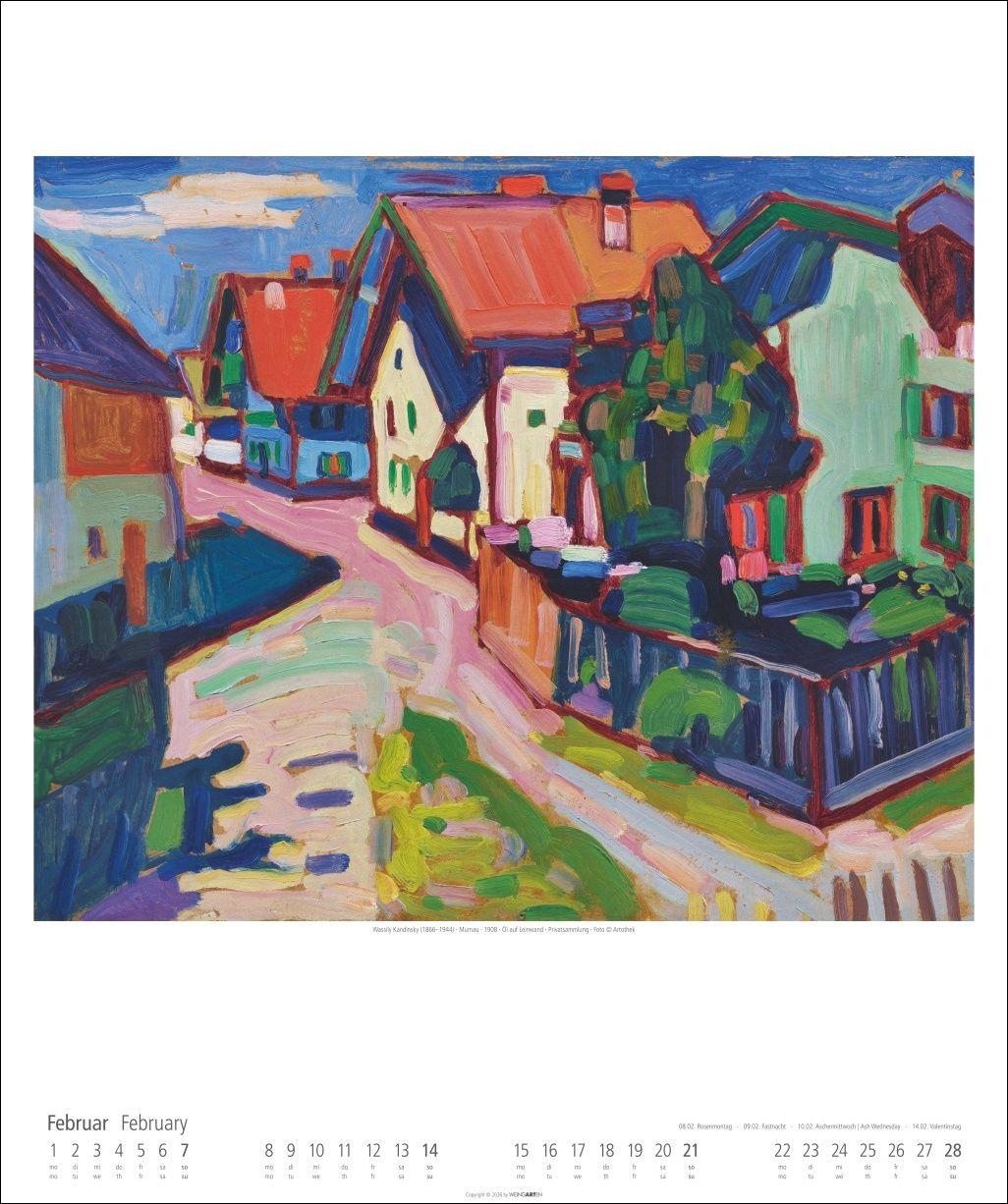 Beispielinhalt (Bild) Der Blaue Reiter Kalender 2027