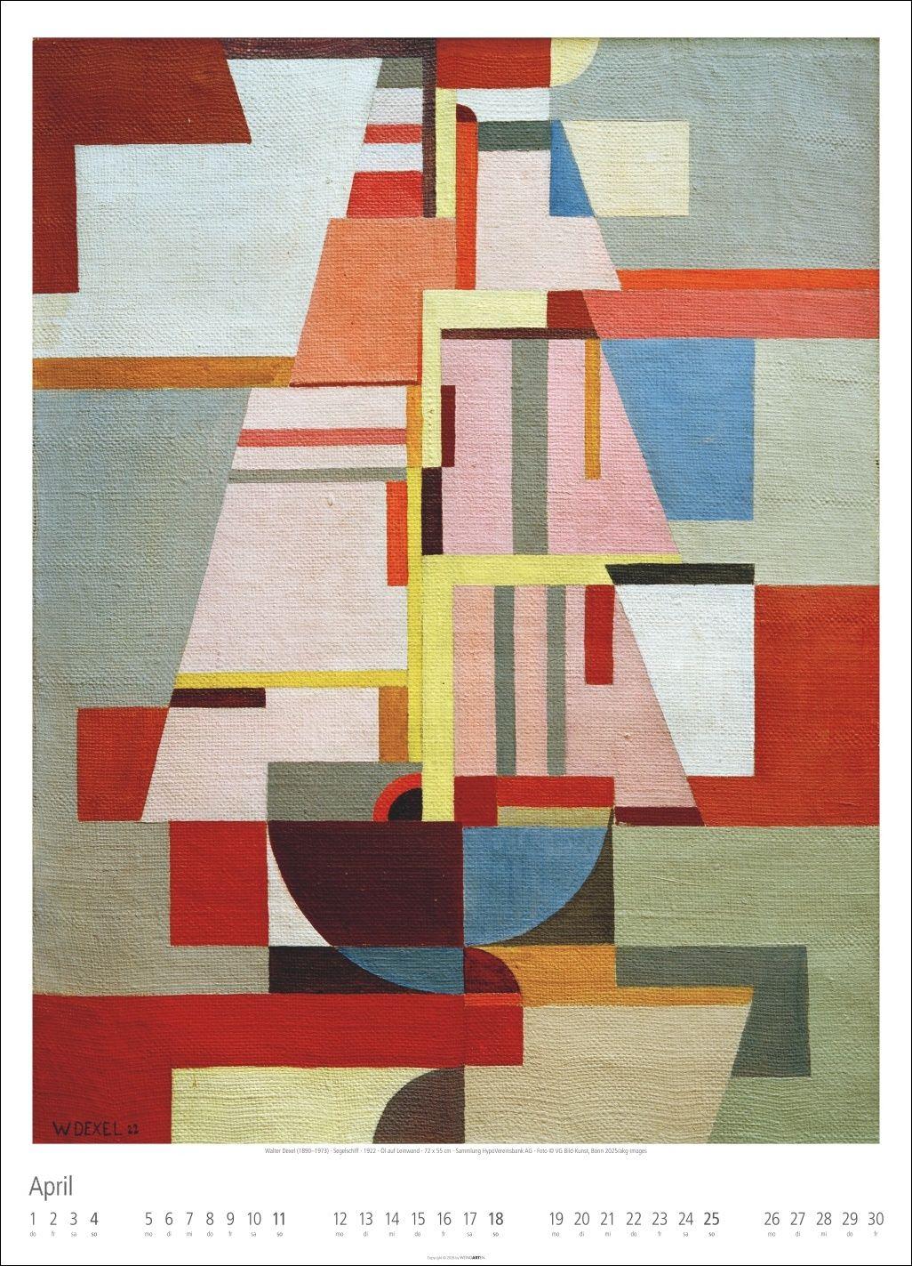 Beispielinhalt (Bild) Bauhaus Kalender 2027