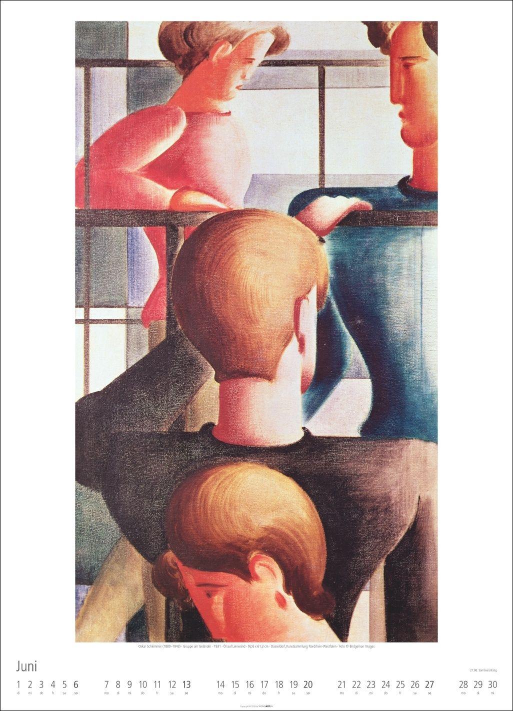 Beispielinhalt (Bild) Bauhaus Kalender 2027