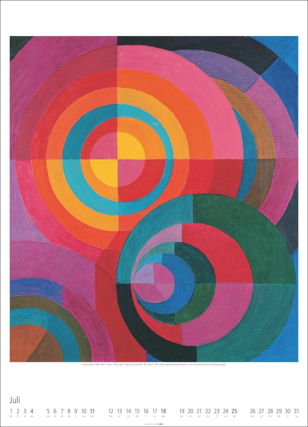 Beispielinhalt (Bild) Bauhaus Kalender 2027