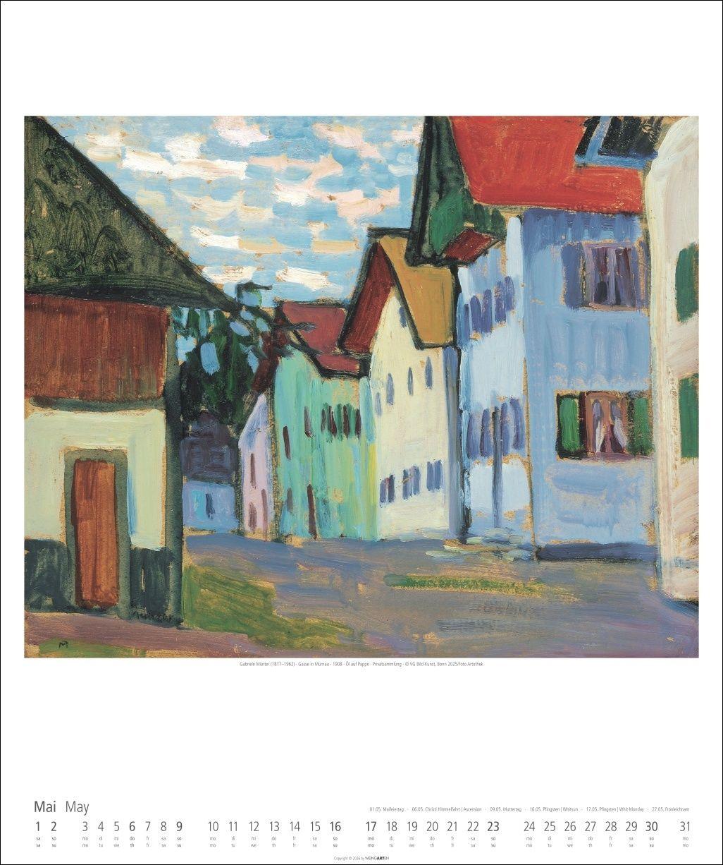 Beispielinhalt (Bild) Gabriele Münter Kalender 2027