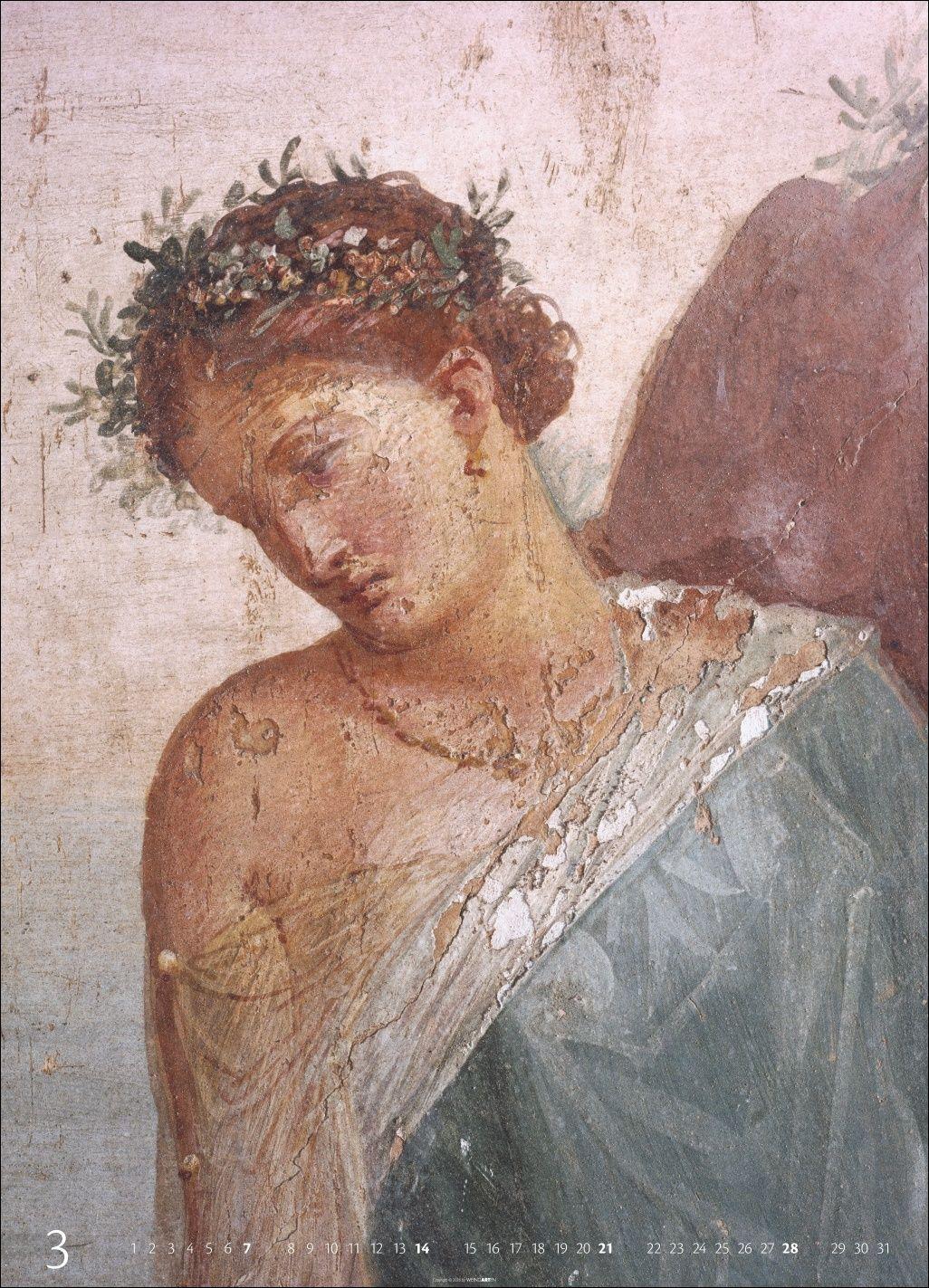 Beispielinhalt (Bild) Römische Fresken Kalender 2027