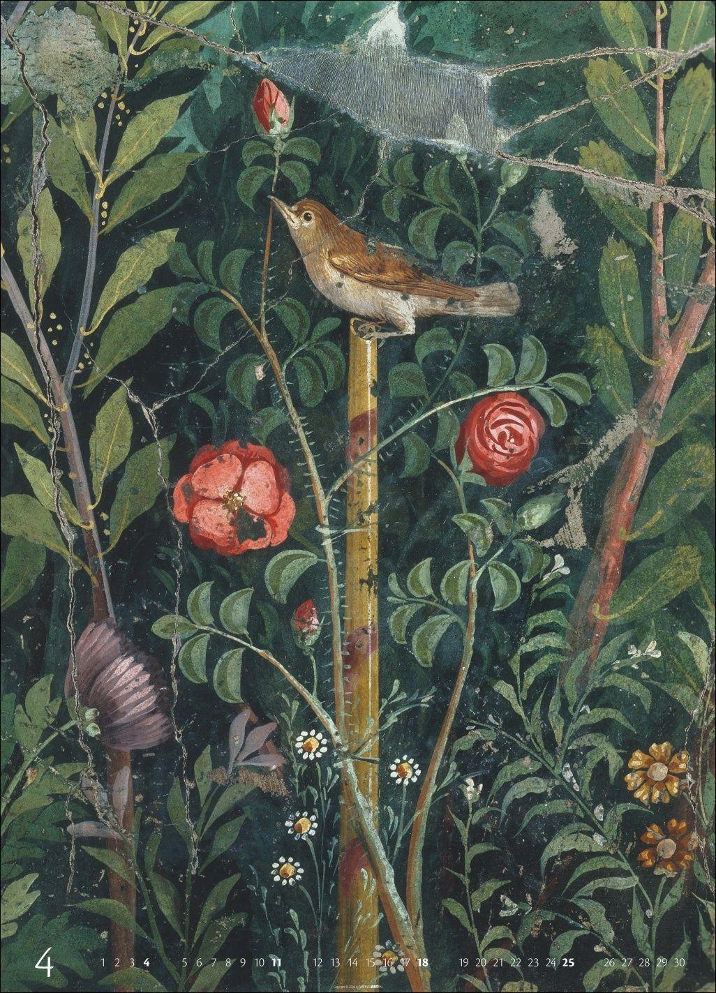 Beispielinhalt (Bild) Römische Fresken Kalender 2027