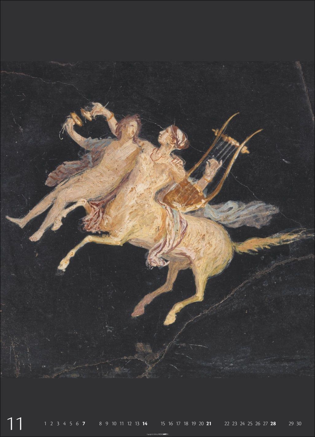 Beispielinhalt (Bild) Römische Fresken Kalender 2027