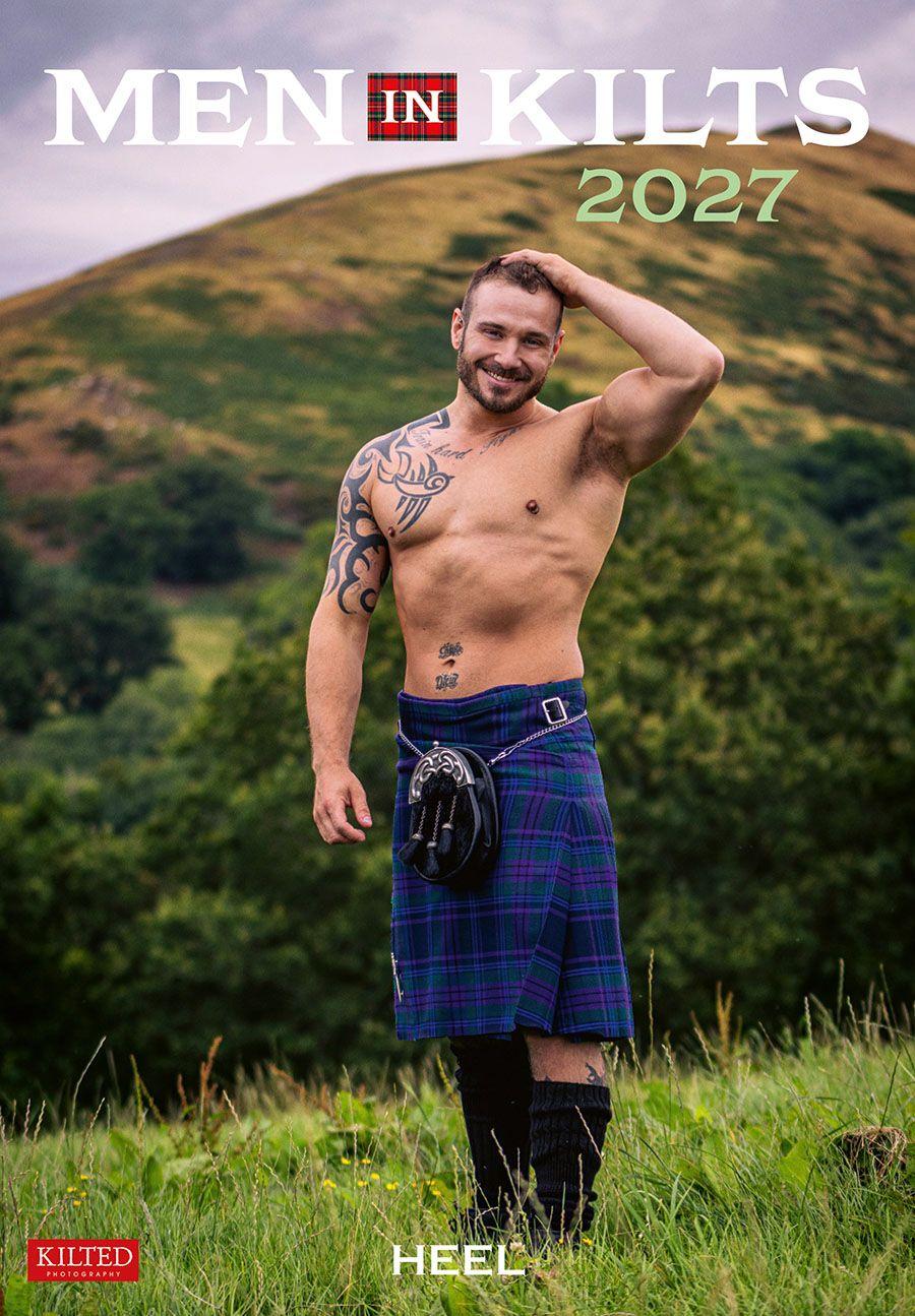 Vorderes Coverbild Men in Kilts Kalender 2027