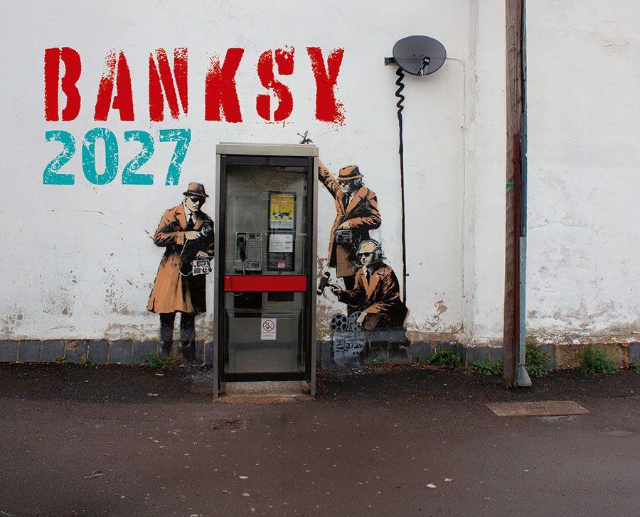Vorderes Coverbild Banksy Kalender 2027