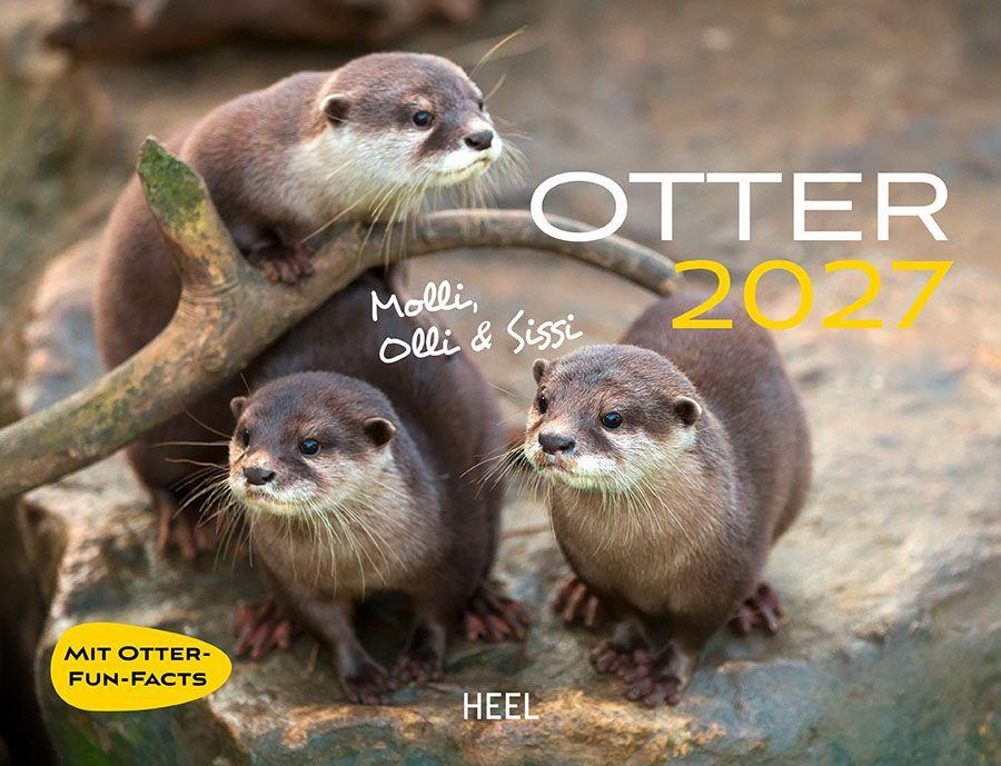 Vorderes Coverbild Otter Kalender 2027 Wandkalender Eintragkalender