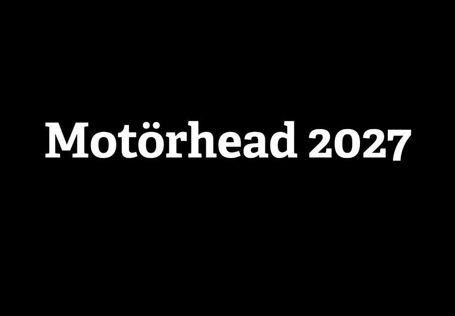 Vorderes Coverbild Motörhead Kalender 2027