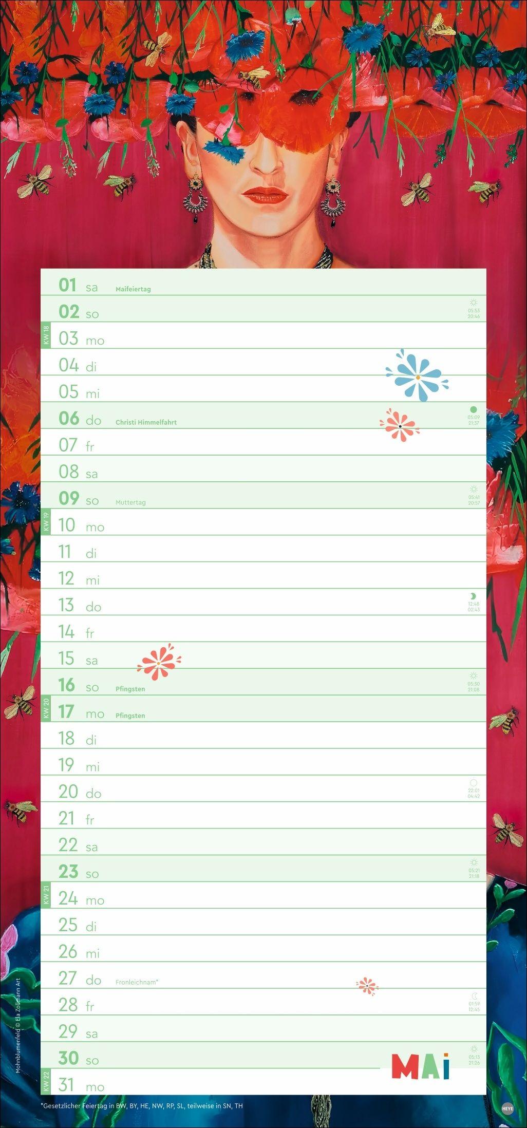 Beispielinhalt (Bild) Frida Planer 2027