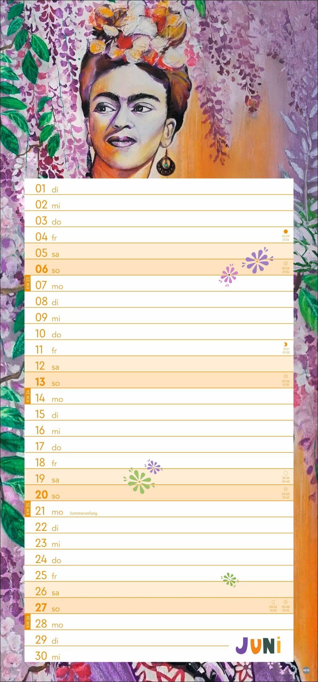 Beispielinhalt (Bild) Frida Planer 2027