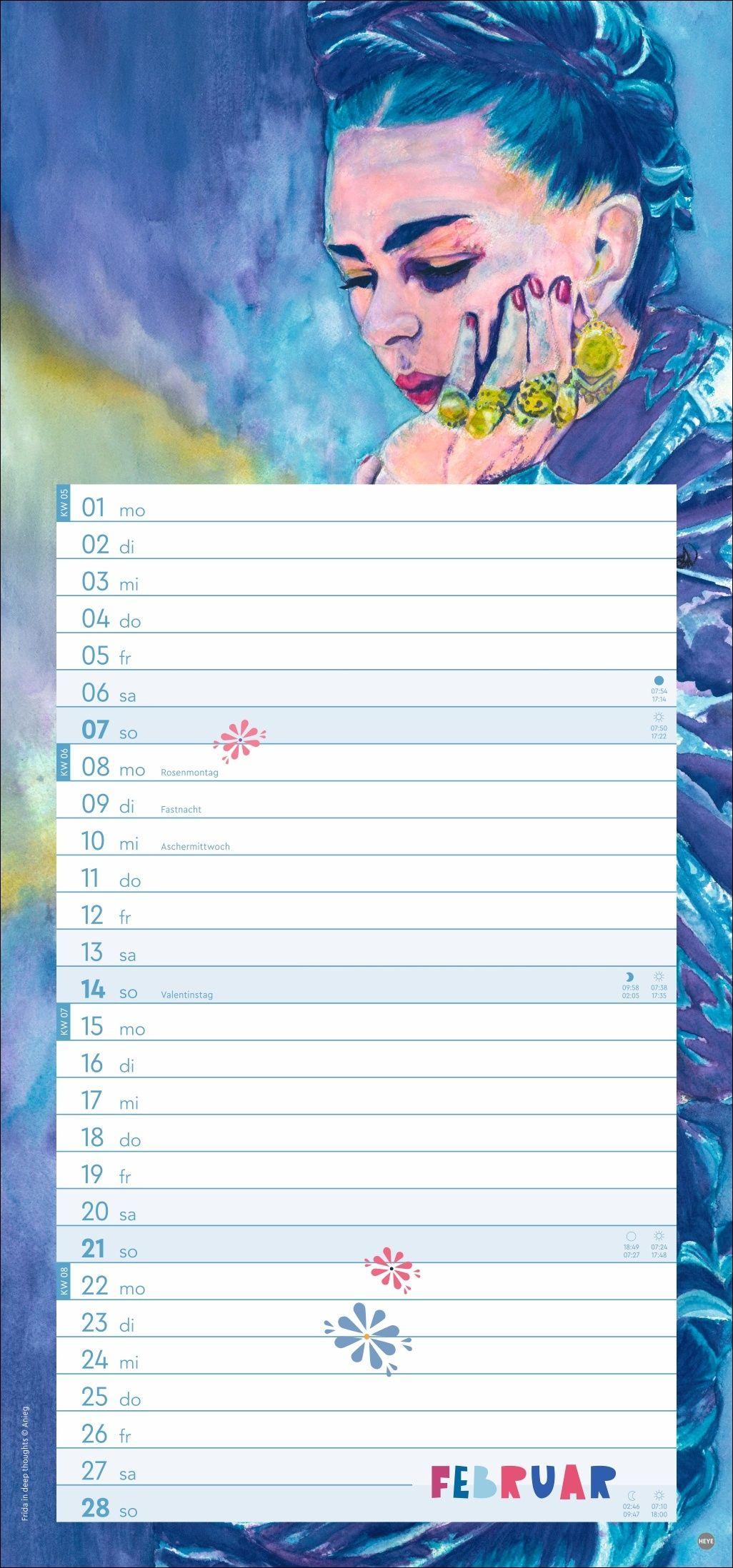 Beispielinhalt (Bild) Frida Planer 2027