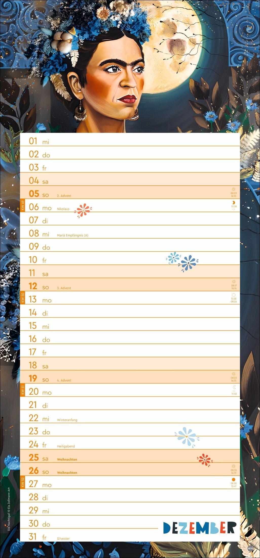 Beispielinhalt (Bild) Frida Planer 2027