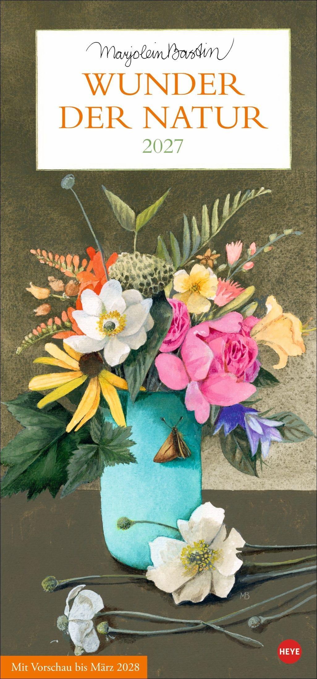 Vorderes Coverbild Marjolein Bastin: Wunder der Natur Kalender 2027
