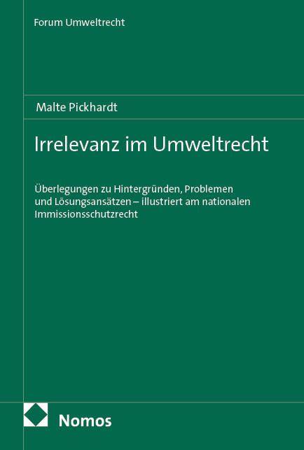 Vorderes Coverbild Irrelevanz im Umweltrecht