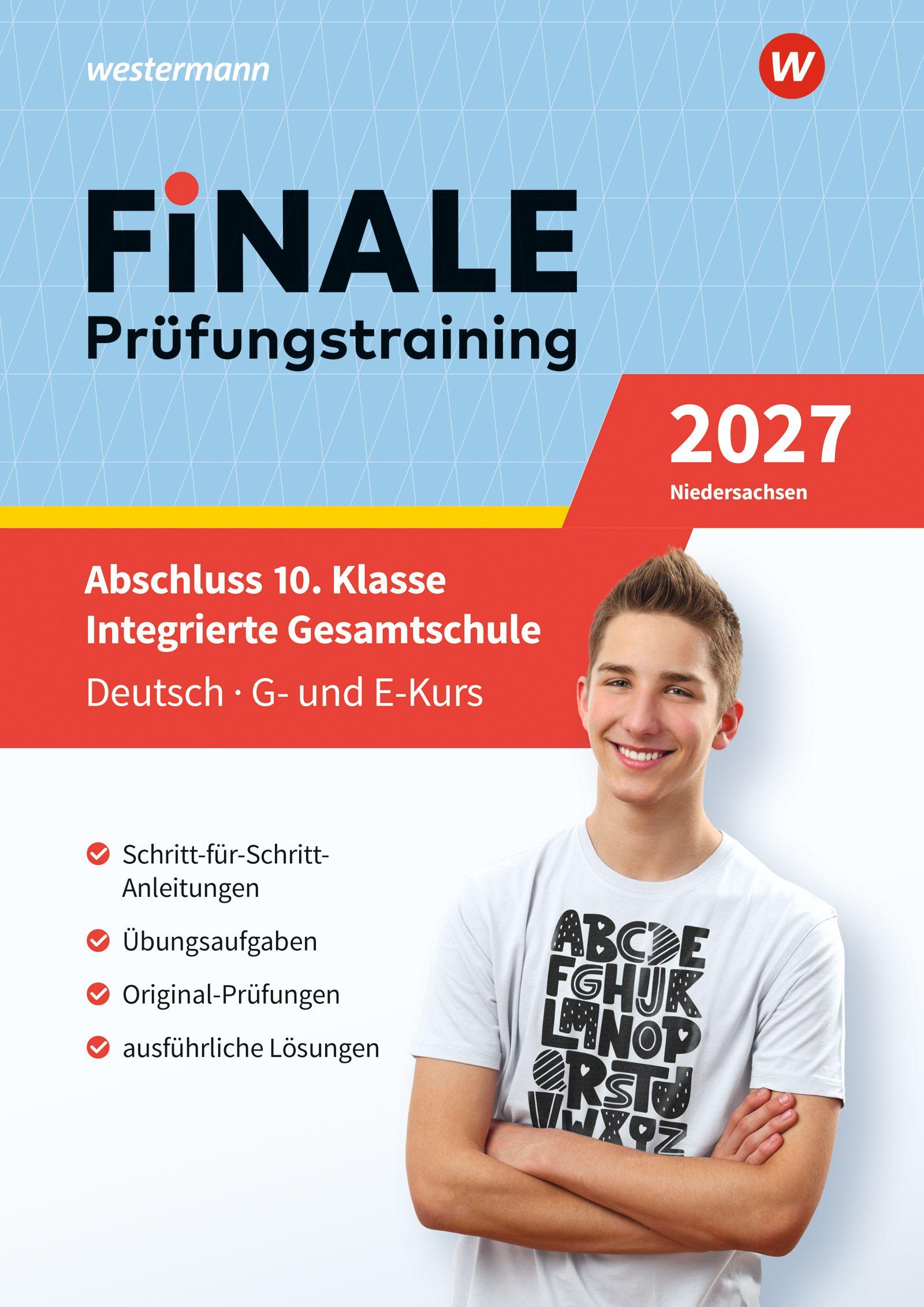 Vorderes Coverbild FiNALE Prüfungstraining Abschluss Integrierte Gesamtschule Niedersachsen