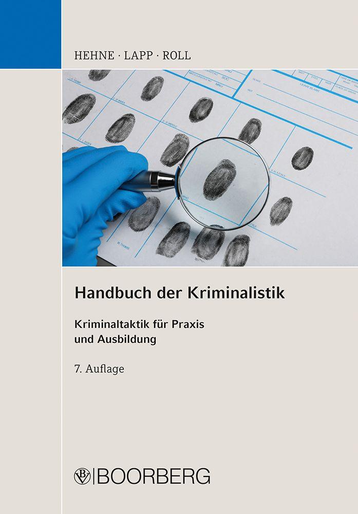 Vorderes Coverbild Handbuch der Kriminalistik