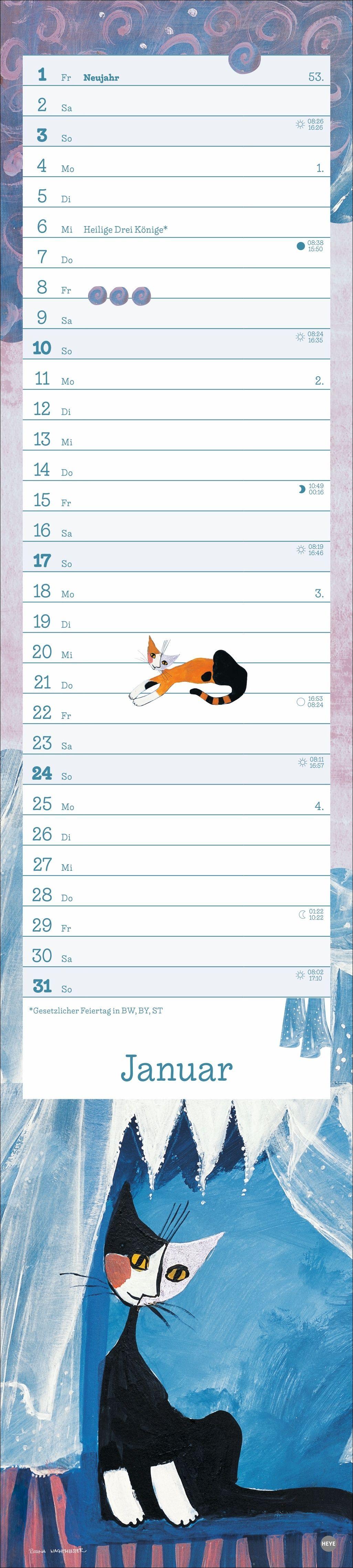 Beispielinhalt (Bild) Rosina Wachtmeister Langplaner 2027