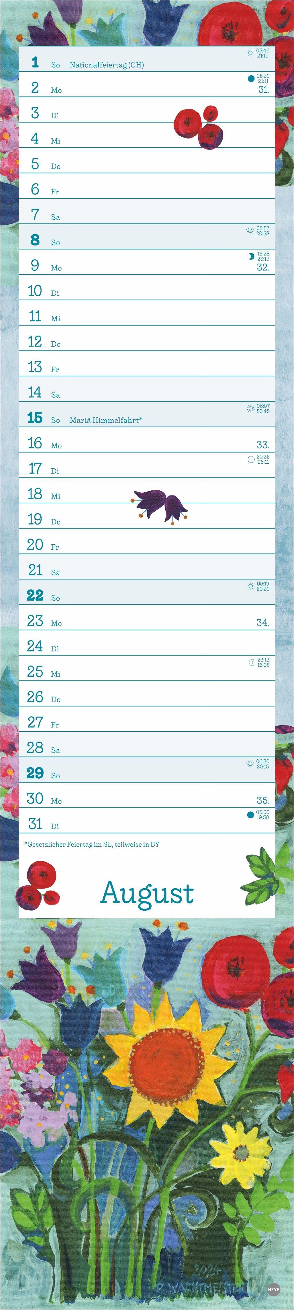 Beispielinhalt (Bild) Rosina Wachtmeister Langplaner 2027