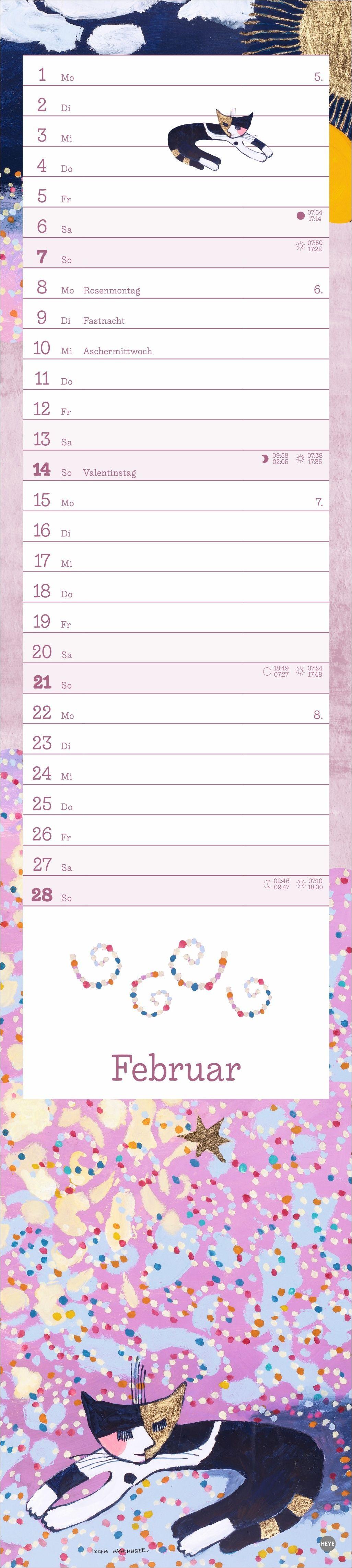 Beispielinhalt (Bild) Rosina Wachtmeister Langplaner 2027